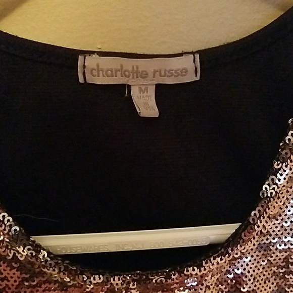 sequin crop top - Picture 2 of 3